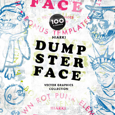 DUMPSTER FACE - Vector Graphics Collection